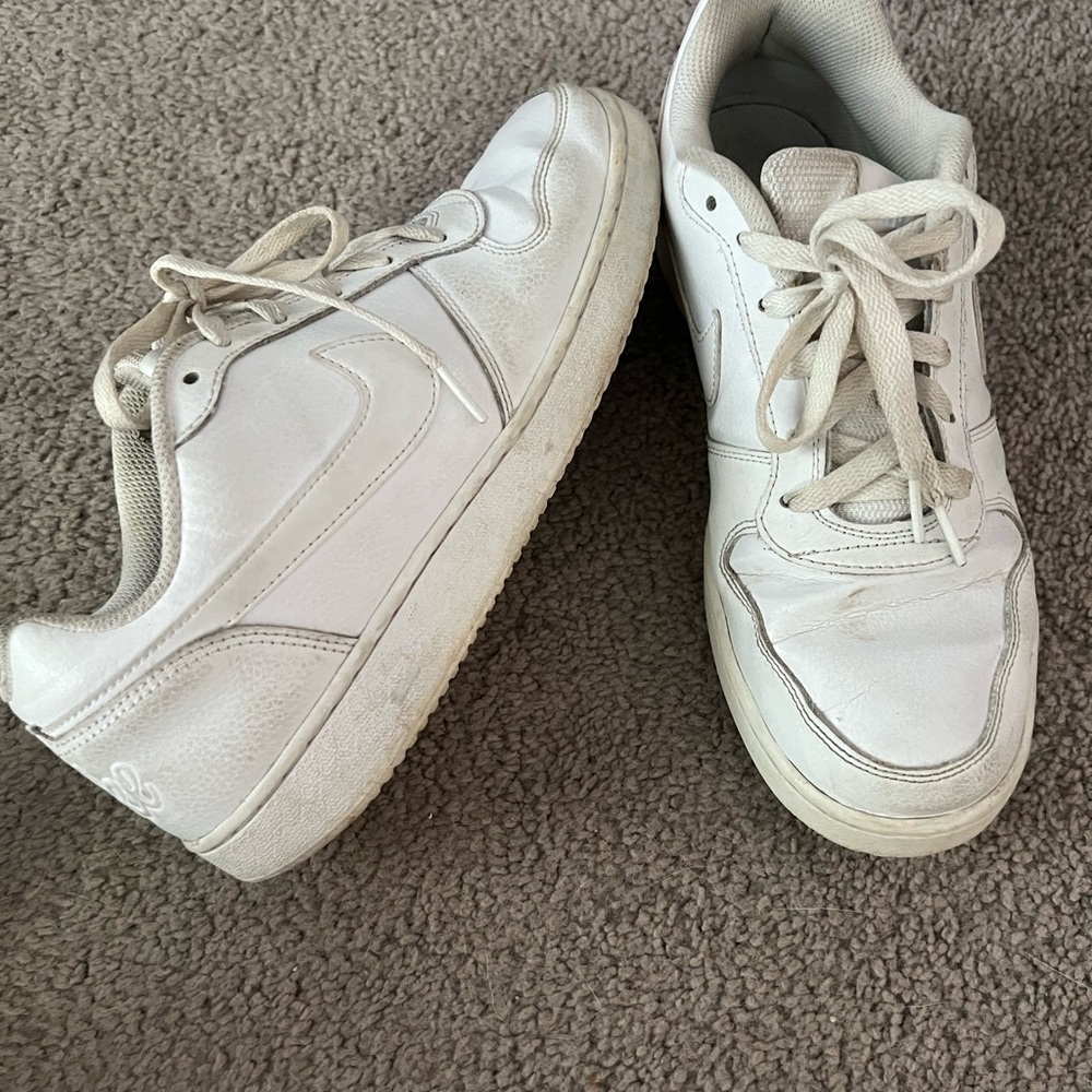 Nike White and Gray Sneakers